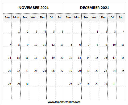 November December 2021 Calendar Png | Free 2021 Calendar-August Thru December Calander For 2021