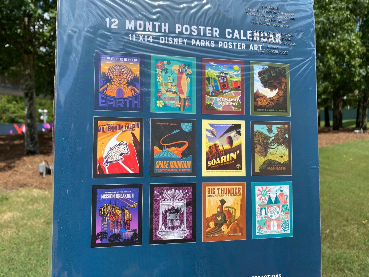 Photos: New 2021 Disney Parks Attraction Poster Calendar-Mickey Mouse Printable Calendar 2021