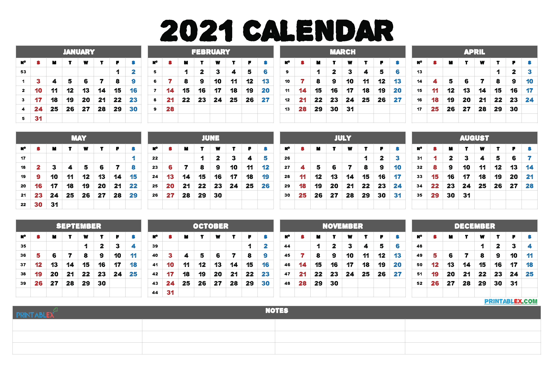 Printable 5 By 8 2021 Calendar - 8 5 X 11 Inch Bold 2021-Free Printable Calendars 2021 Monthly