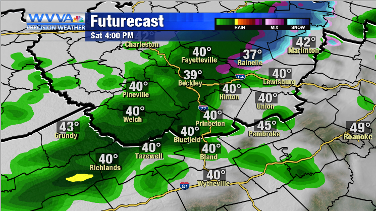 Rain/Snow Showers Saturday Through Sunday Am; A Taste Of-Saturday Through Sunday Calendar