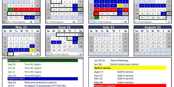 School Calendar - International School Of Siem Reap - Issr-International School Holidays In Penang 2021