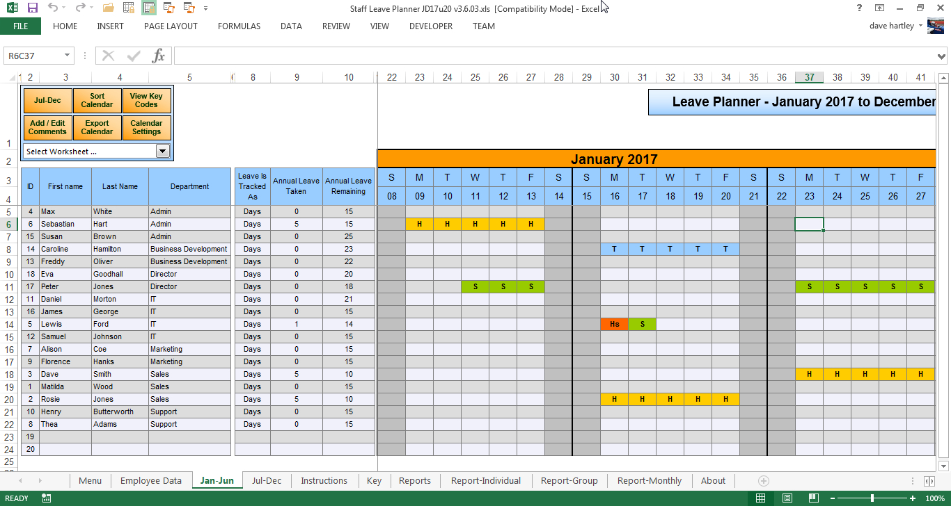 Vacation Spreadsheet Template 2018 — Db-Excel-Excel Calendar Template For Vacations 2021