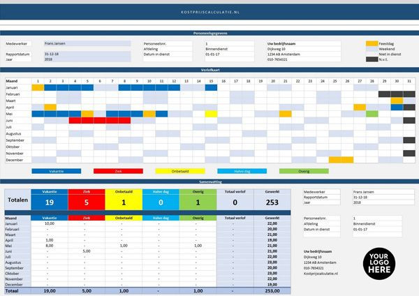 Vakantieplanning 2021 Excel : Download Free Printable 2021-2021 Excel Vacation Spreadsheet