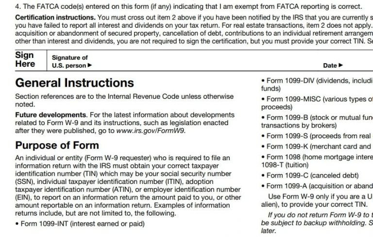 W-9 2021 Instructions-Form W-9 2021 Blanc