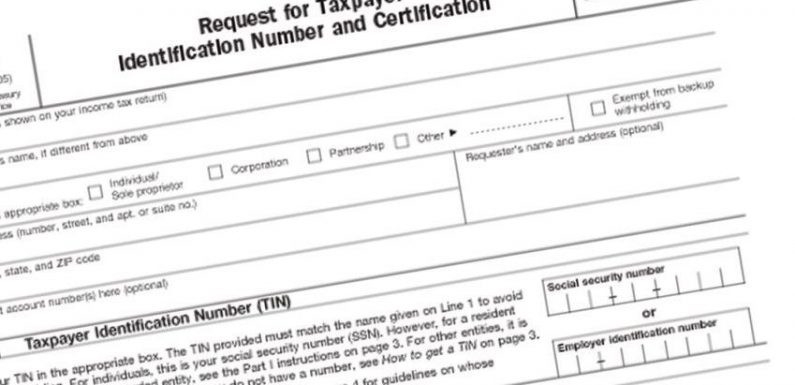 W-9 Form For Free-Blank W 9 2021 Printable