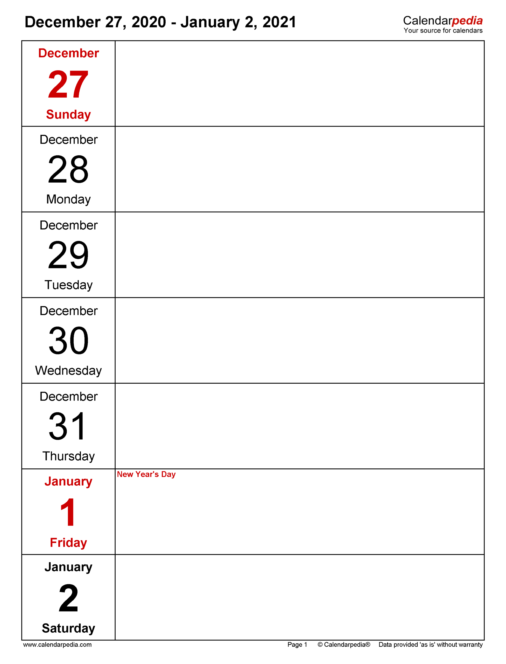 Weekly Calendars 2021 For Pdf - 12 Free Printable Templates-Free Printable Calendar 2021 Hourly