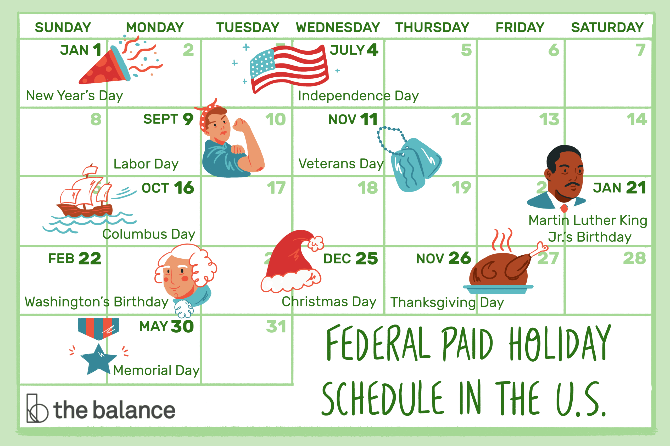 What&#039;S A Typical Paid Holiday Schedule In The Us?-Free Employee Vacation Schedule 2021