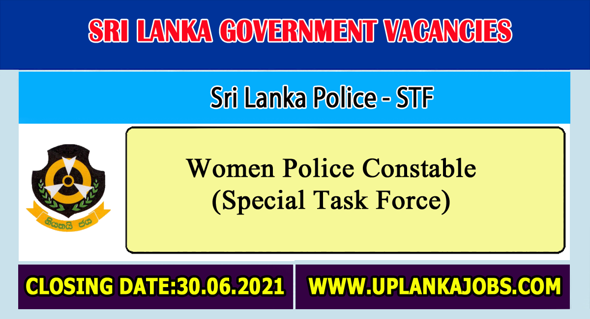 Women Police Constable 2021(Special Task Force) - Sri-May Calendar 2021 Sri Lanka