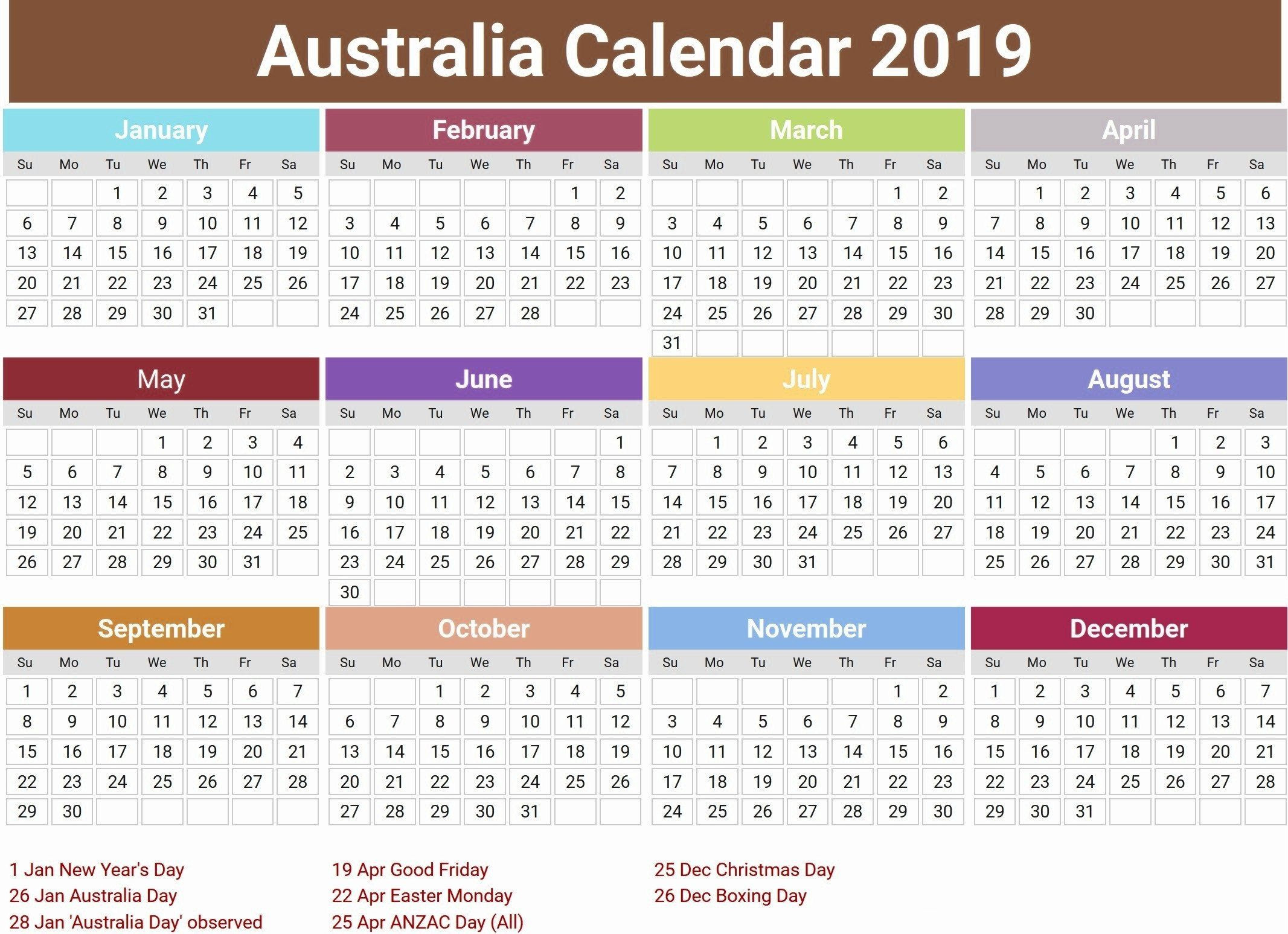 20+ Calendar 2021 Australia - Free Download Printable Calendar Templates ️-2022 Calendar South Australia With Public Holidays