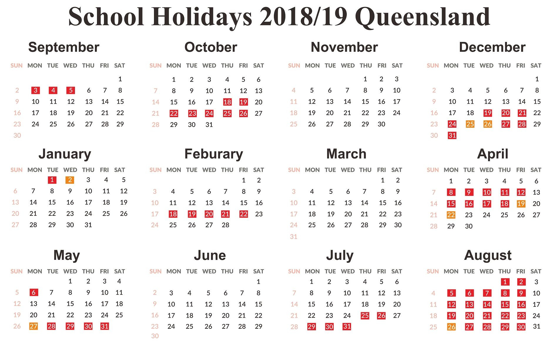 20+ Calendar 2021 Qld - Free Download Printable Calendar Templates ️-School Holidays 2022 Calendar Qld