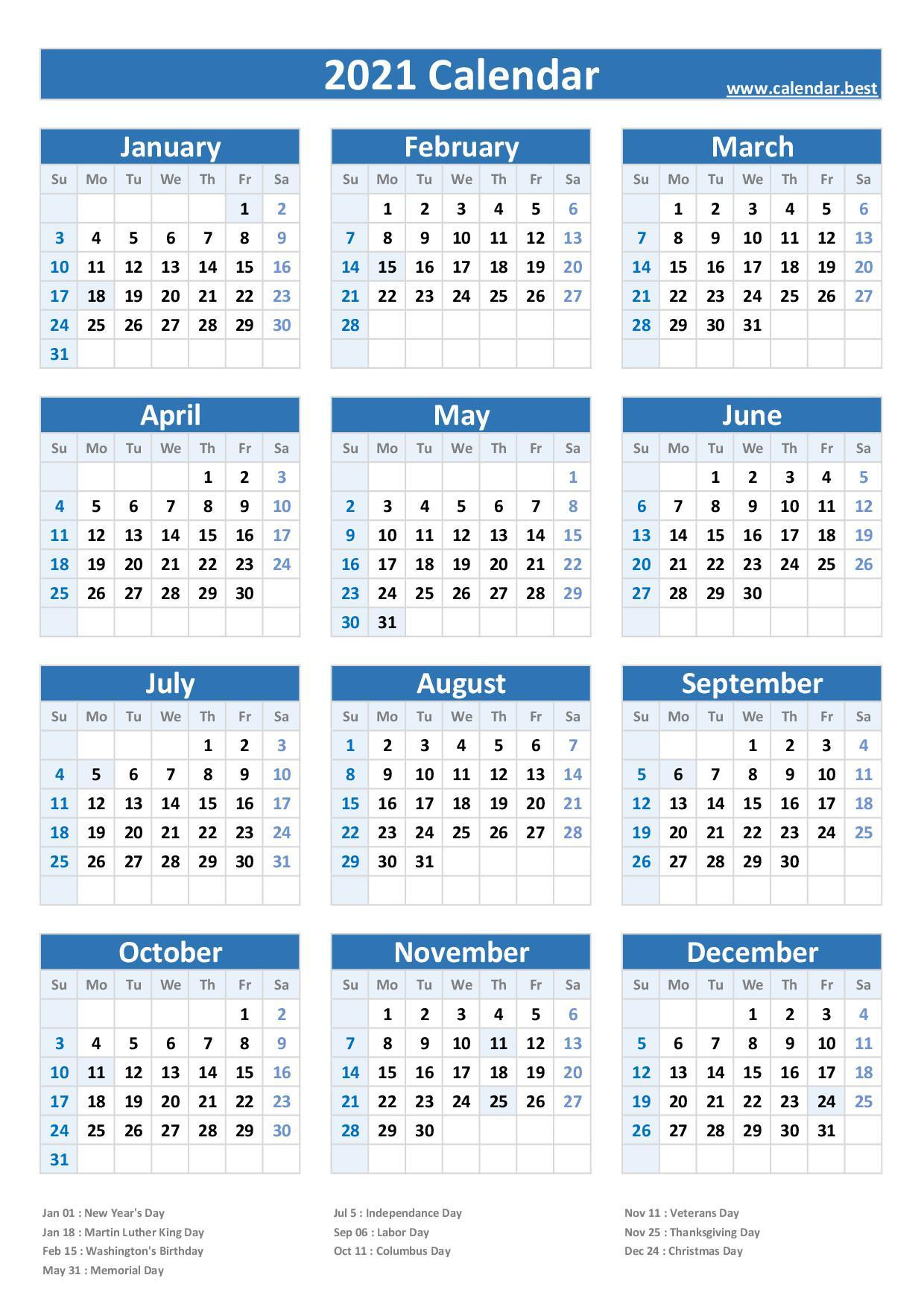 2021, 2022, 2023 Federal Holidays : List And Calendars -Calendar.best-2022 Us Federal Holiday Calendar
