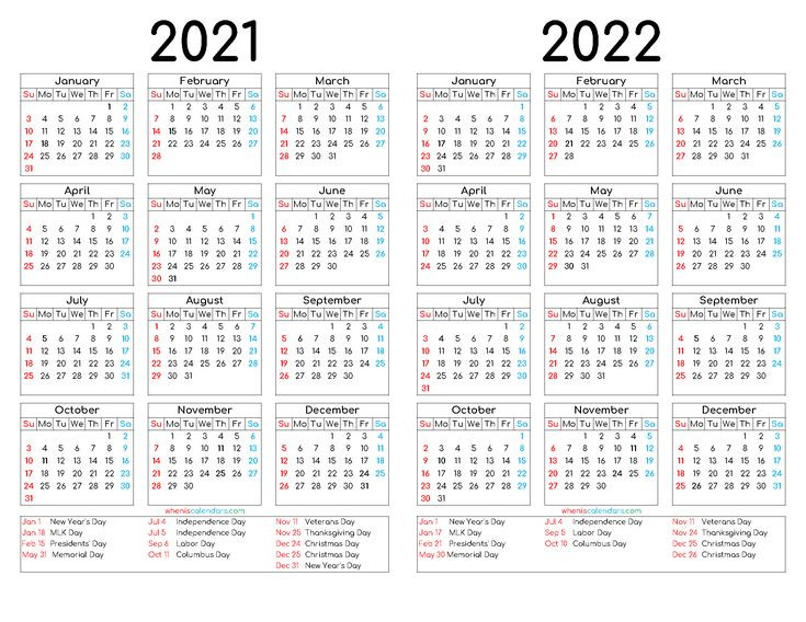 2021 And 2022 Calendar Printable (12 Templates) | Calendar Printables, Calendar, Printables-Calendar 2021 To 2022 Pdf