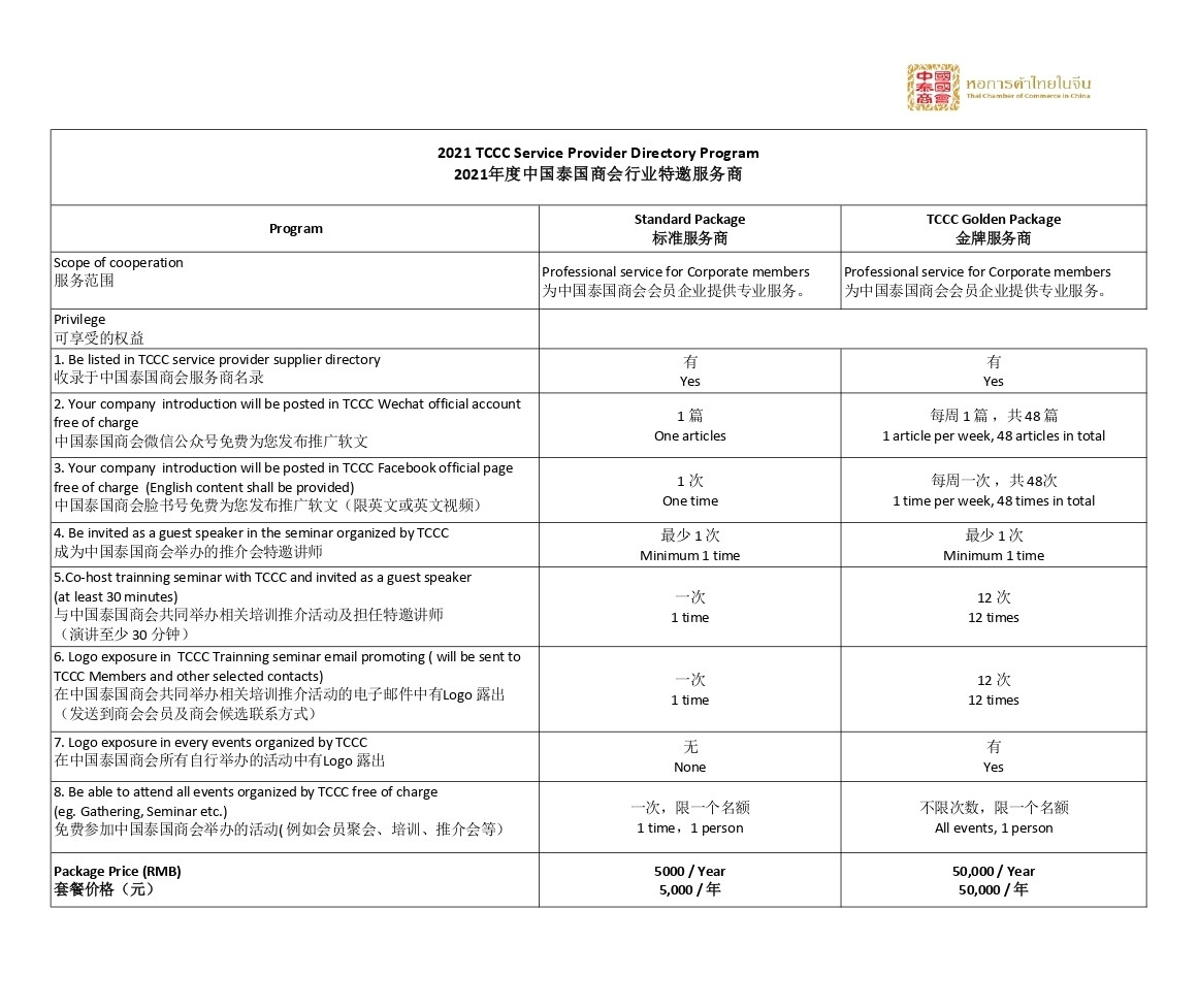 2021 Tccc Service Provider Directory Program | 中国泰国商会 On Glue Up-Download Calendar 2022 Pdf Yahoo