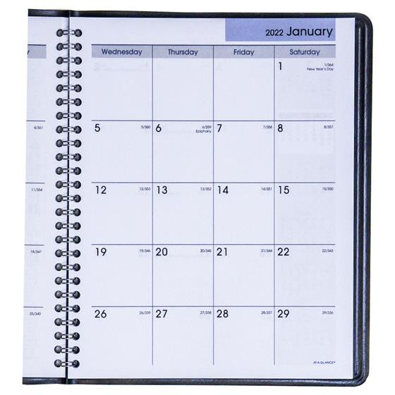2022 At-A-Glance Dayminder G400 Monthly Planner , 6-7/8 X 8-3/4-At A Glance Calendar 2022