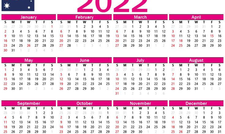 2022 Calendar Australia In 2021 | Calendar Australia, Calendar, January-Calendar 2022 India With Holidays And Festivals