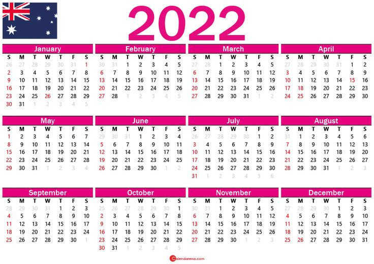 2022 Calendar Australia In 2021 | Calendar Australia, Calendar, January-Calendar 2022 India With Holidays And Festivals