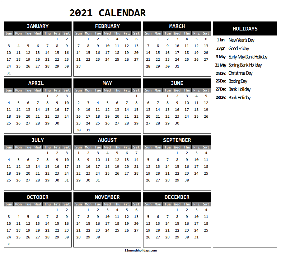 2022 Calendar With Bank Holidays Uk - Twontow-Bank Holiday Calendar For 2022