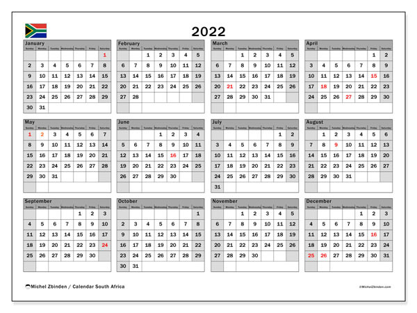 2022 Calendars &quot;Public Holidays&quot; - Michel Zbinden En-2022 Hk Public Holiday Calendar