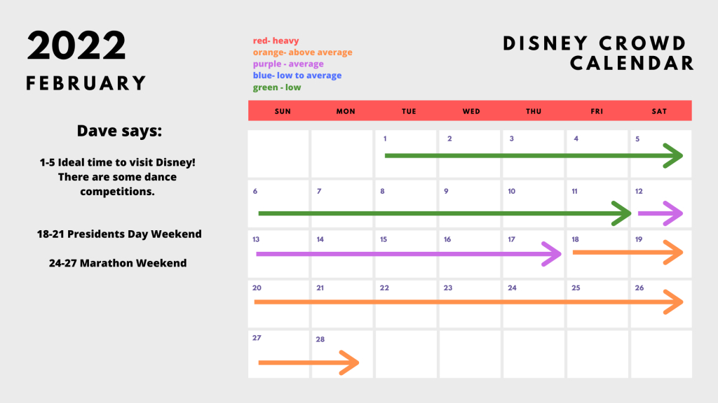 2022 Disney World Crowd Calendar: Best (&amp; Worst!) Times To Go - Disney-Crowd Calendar For Disney World 2022