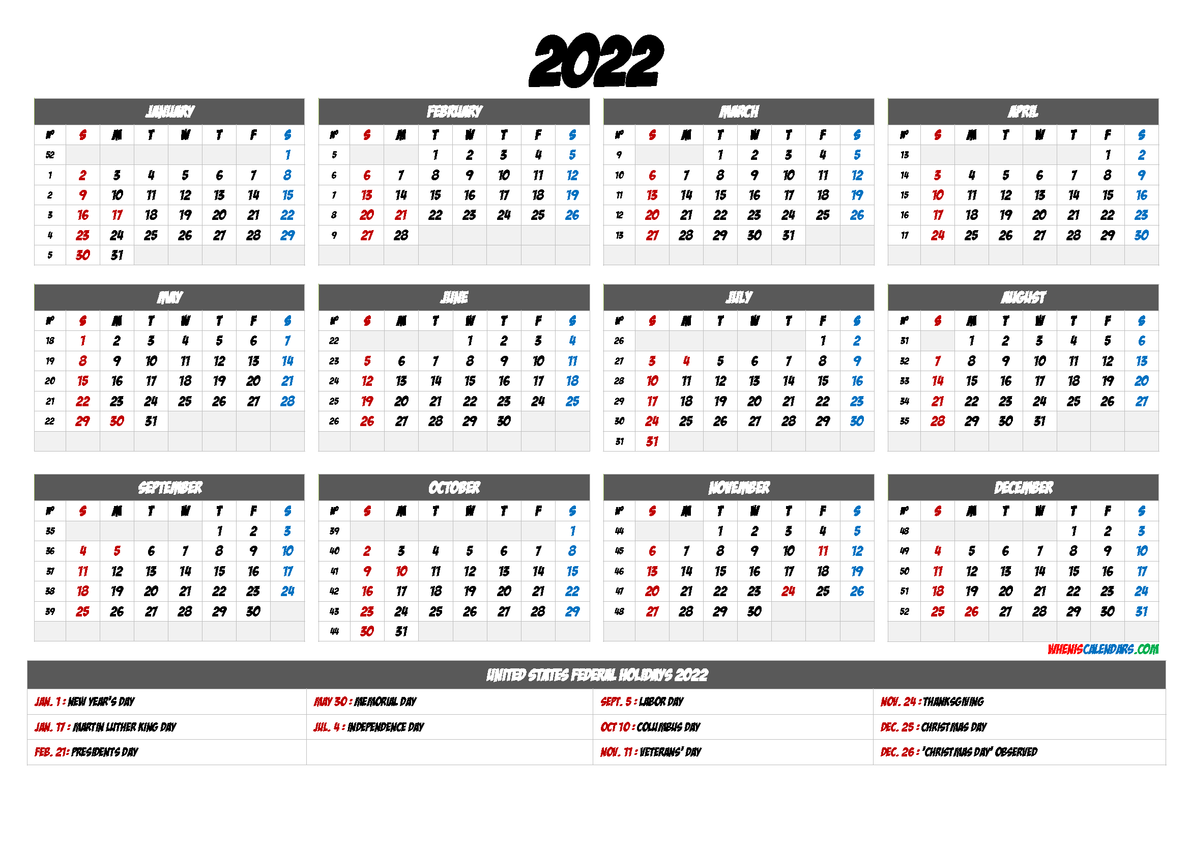 2022 Year Calander Australia Holidays Printable Free - Fiscal Calendars-Free Printable Calendar 2022 Australia