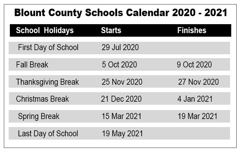 Blount County Schools Calendar 2022 - January Calendar 2022-Madison County School Calendar 2022