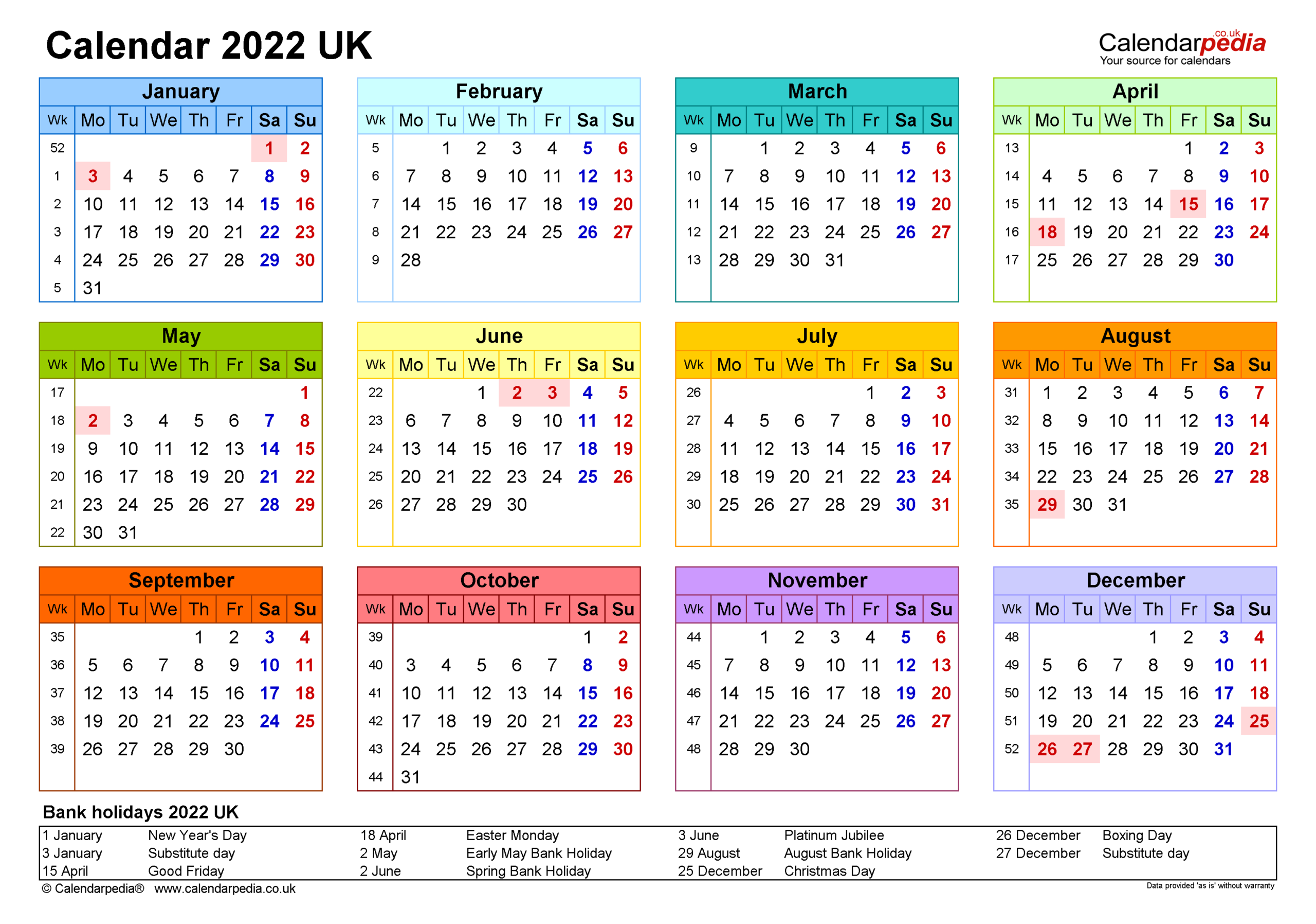 Calendar 2022 (Uk) - Free Printable Microsoft Excel Templates-Calendar 2022 August Bank Holiday