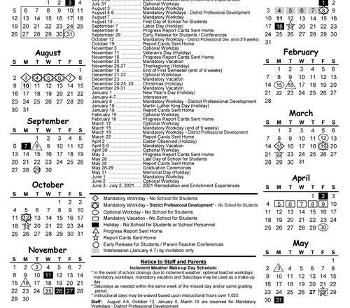 Catawba County Schools Calendar 2021 - Calendar 2021-Polk County School Calendar 2022