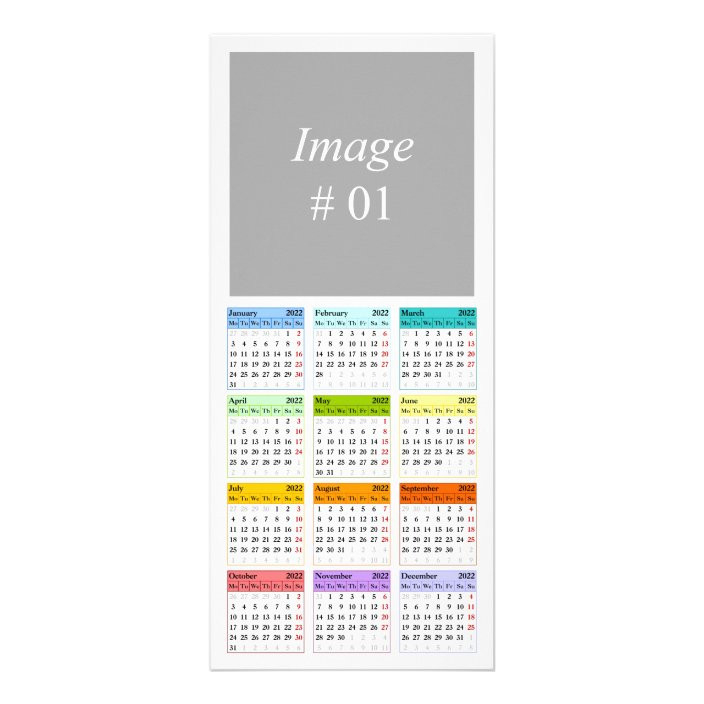 Create Your Own 2022 Calendar Rack Card | Zazzle-Make Your Own Calendar 2022
