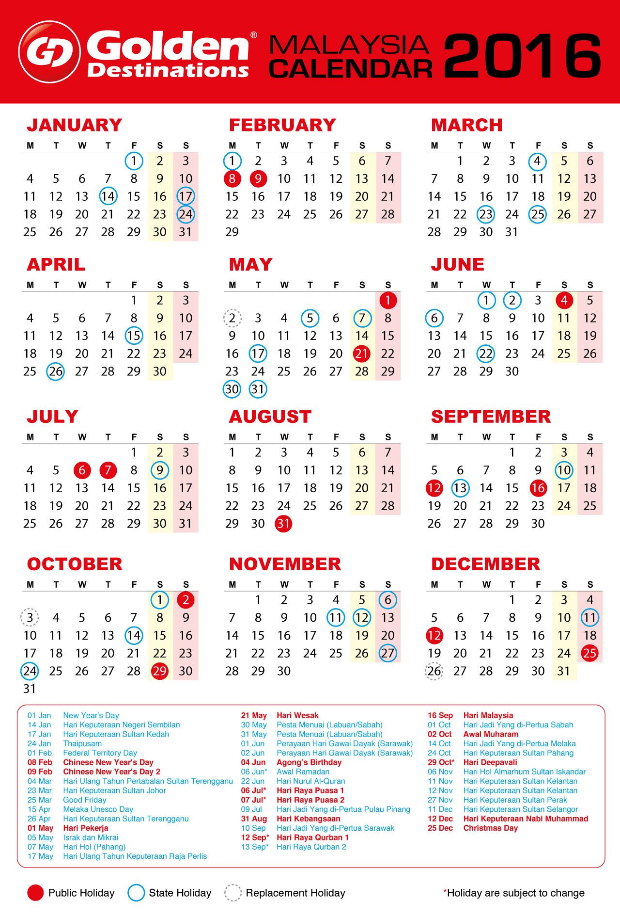 Deepavali Holiday Malaysia 2016 - Englshkira-Calendar 2022 Malaysia School Holiday