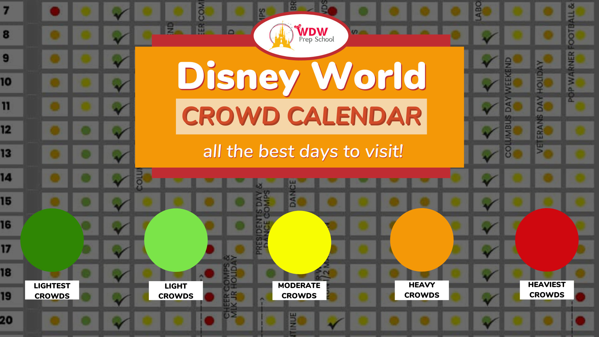 Disney World 2021 Crowd Calendar (Best Times To Go) In 2021 | Disney-Disney Crowd Calendar 2022 Lineup