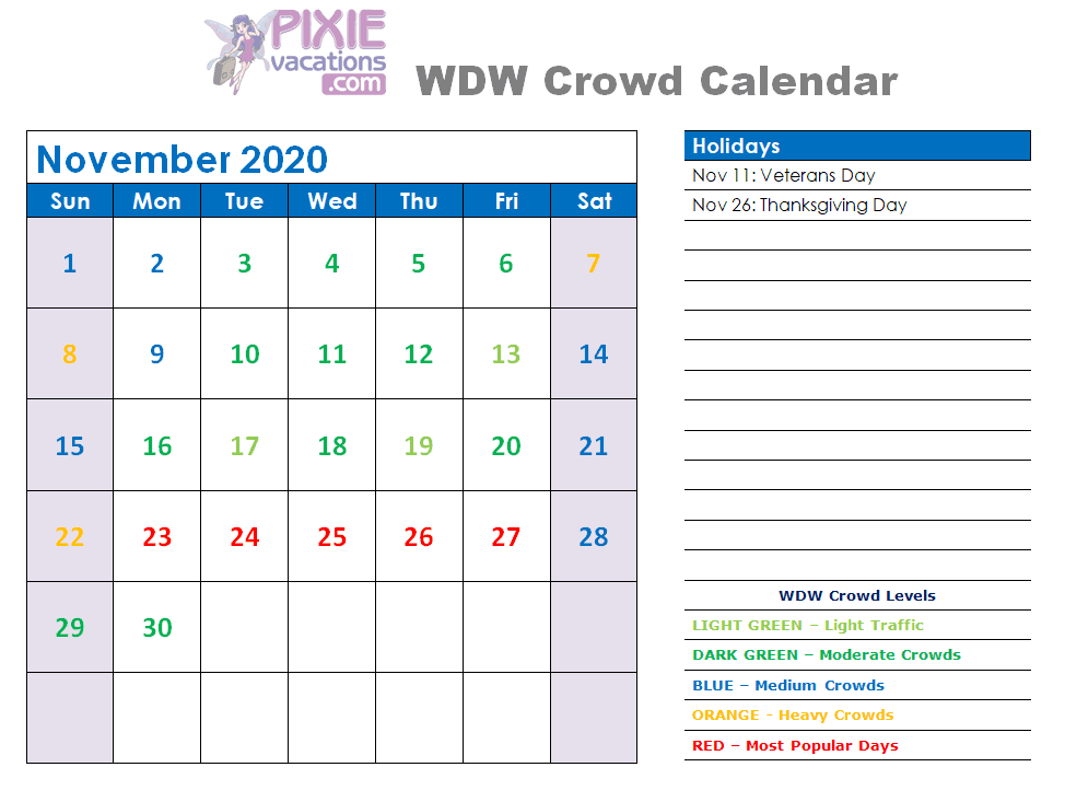 Disneyland Crowd Calendar November 2022 - August 2022 Calendar-Disney Crowd Calendar 2022 Lineup