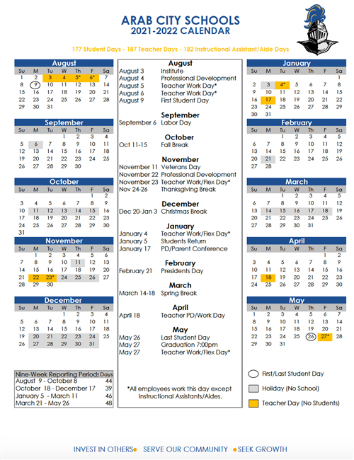Doe Calendar 2021 2022 - Calendar 2021-Warrick County School Calendar 2022