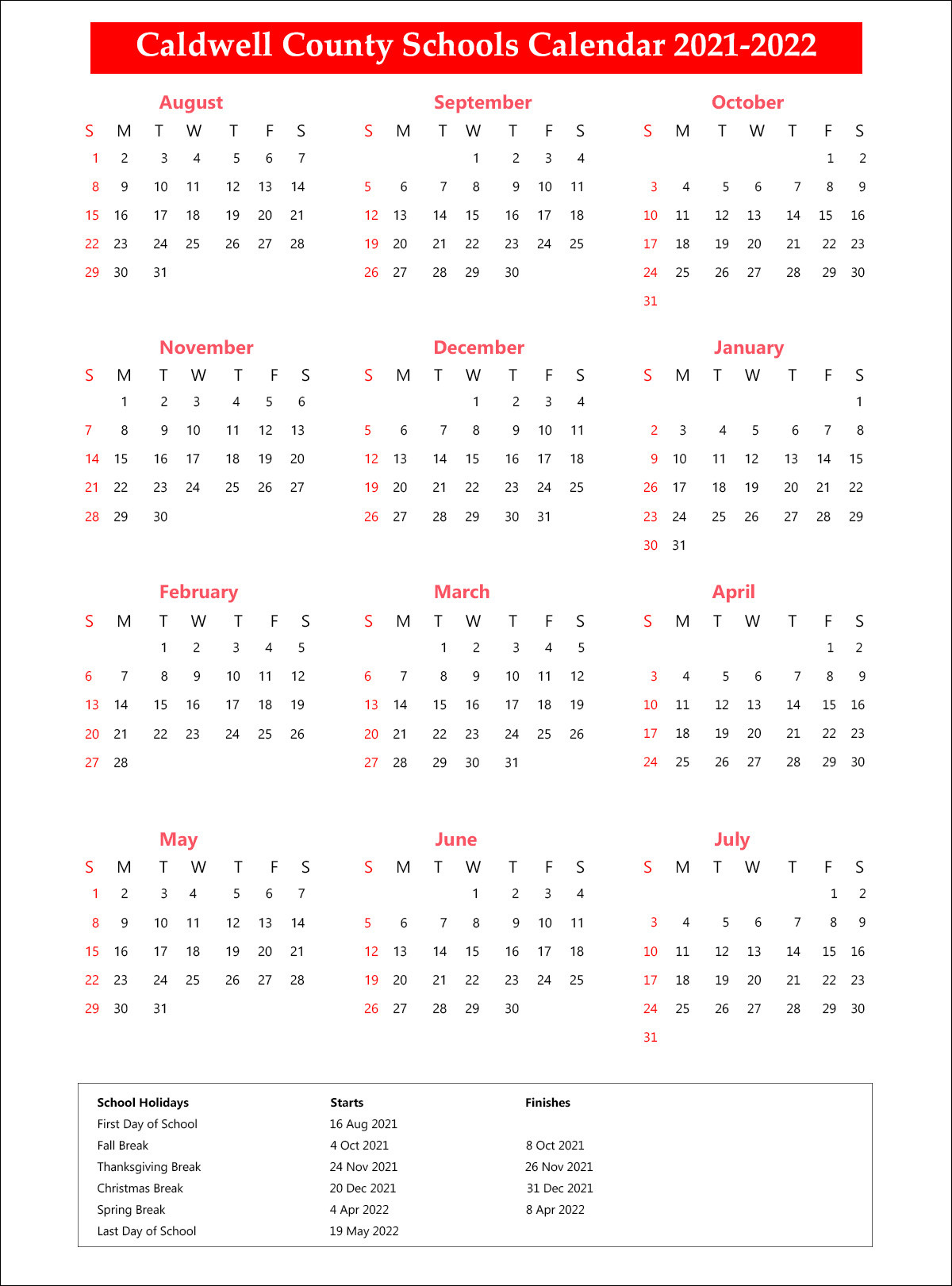 Duval Cps Calendar 2022 23 | February 2022 Calendar-Cobb County School Calendar 2022-23