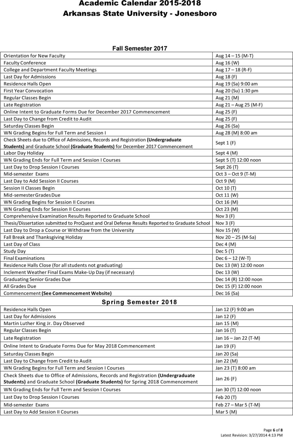 Fayetteville State University Academic Calendar 2022 | December 2022-Nc State Academic Calendar 2022