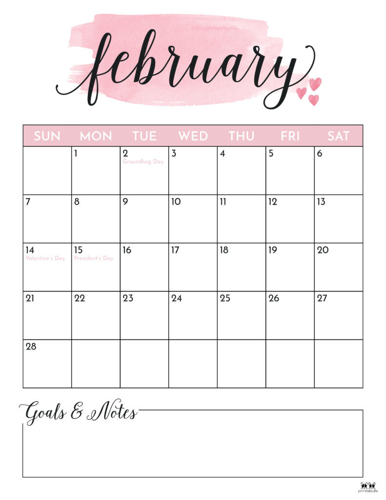 February 2021 Calendars - Free Printables | Printabulls-How To Make A 2021 Calendar