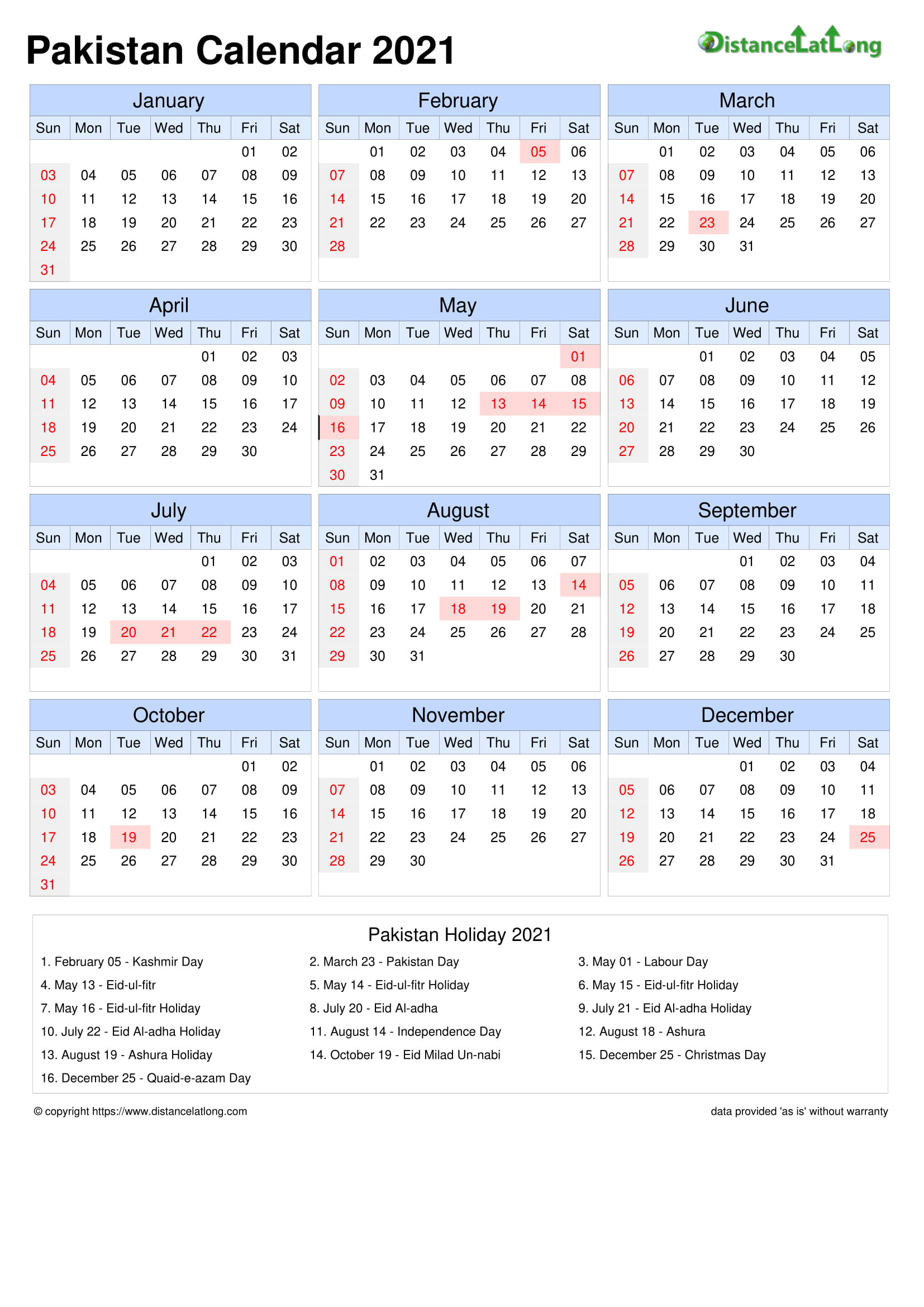 Free Pakistan Public Holiday Printable Calendar Template 2021 Calendar-New Zealand School Calendar 2022