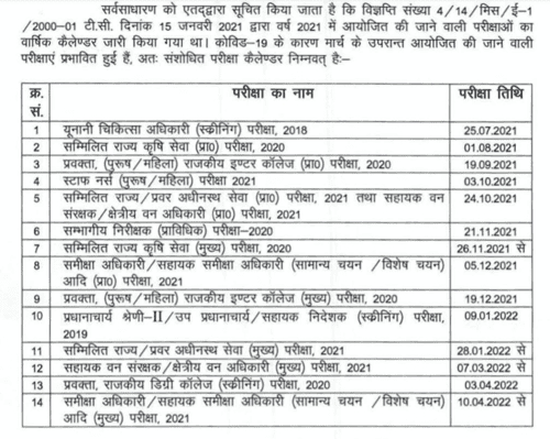 Fresh Uppsc Calendar 2021 - 2022 Out, Download Pdf, New Up Pcs Dates-Uppsc Calendar 2021 To 2022 Pdf