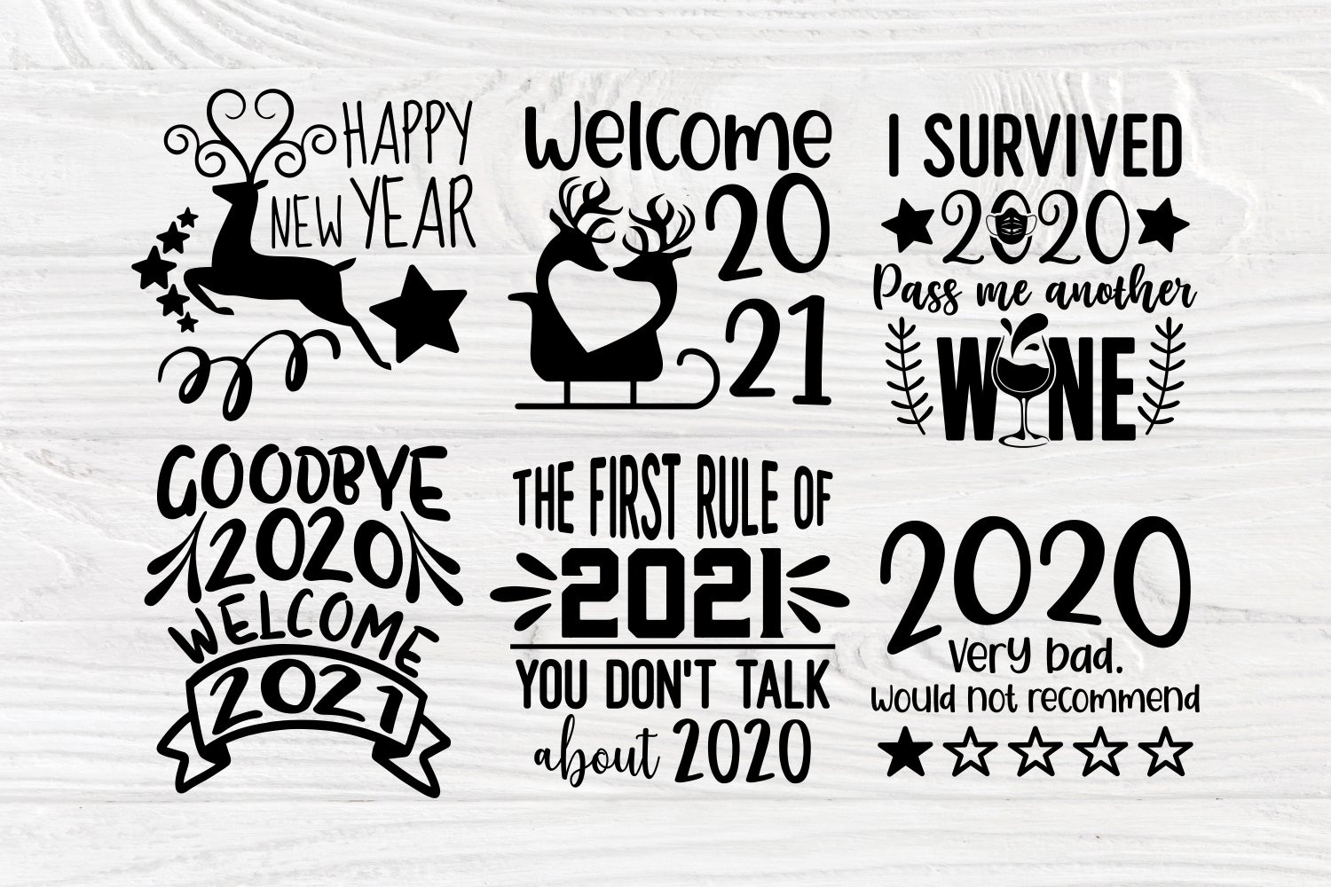 Happy New Years Svg Bundle, Hello 2021 Svg, Goodbye 2020 Svg (1009984-Will 2021 Be A Good Year