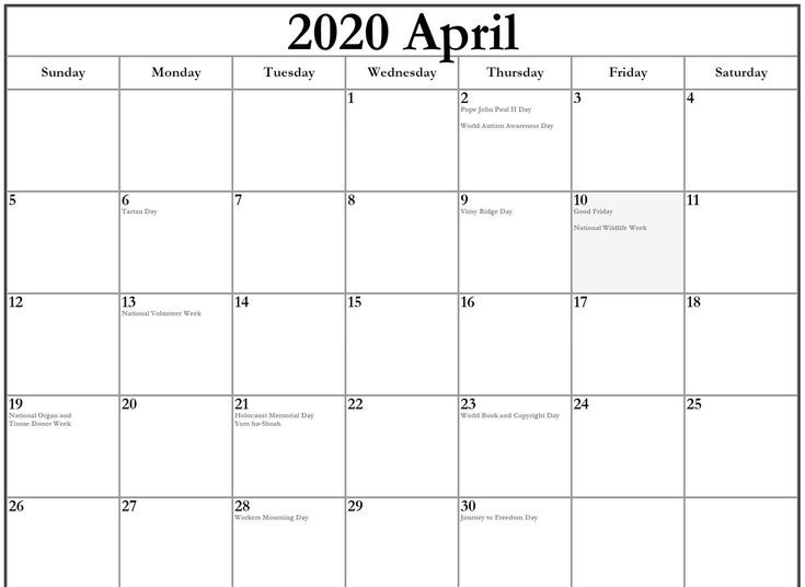 Holidays Calendar For April 2020 Templates | Holiday Calendar, Holiday-Easter 2022 Calendar Date Uk