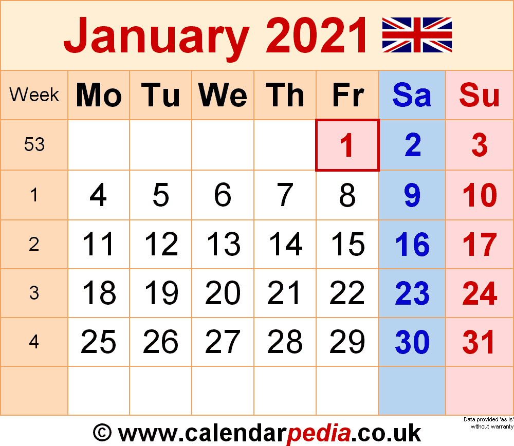 January 2021 Calendar Uk | 2022 Calendar-National Awareness Days Calendar Uk 2022