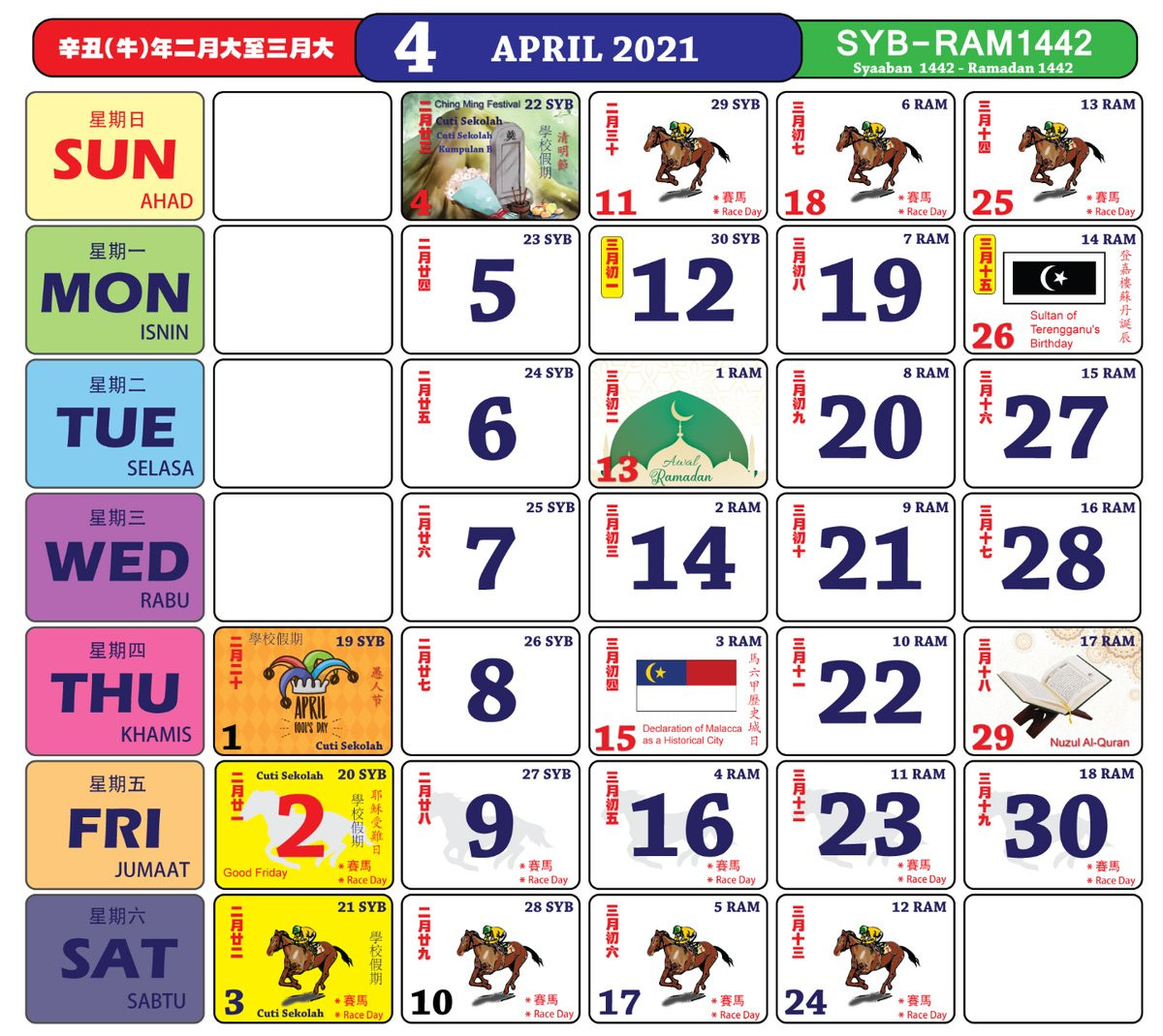 Kalendar Kuda 2021 Pdf : 2021Kalendar Hashtag On Twitter-Custom Calendar 2022 Hari Ini