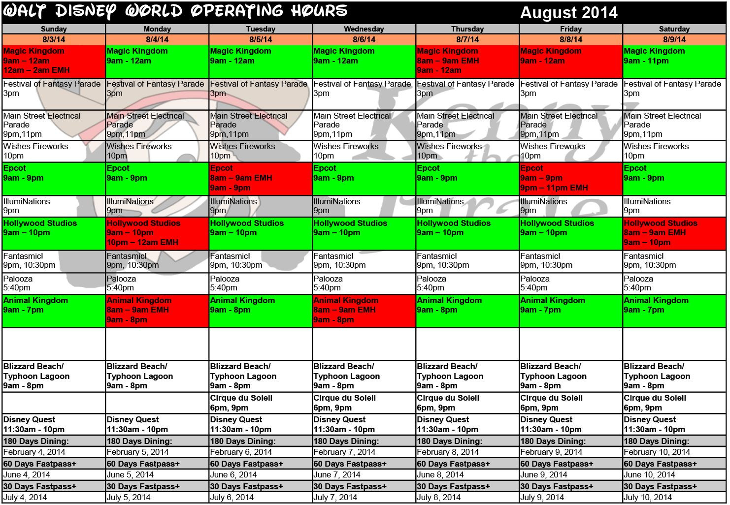 Kenny The Pirate Crowd Calendar 2021-How Accurate Is Disneyland Crowd Calendar