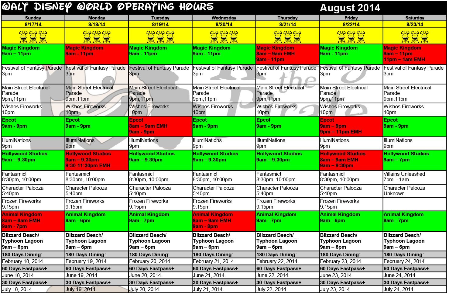 Kenny The Pirate&#039;S Character Locator Maps | Disney World Crowd Calendar-How Accurate Is Disneyland Crowd Calendar