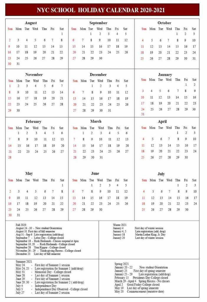 Nycers Pension Calendar 2021 | 2022 Calendar-School Calendar 2021 To 2022 New York