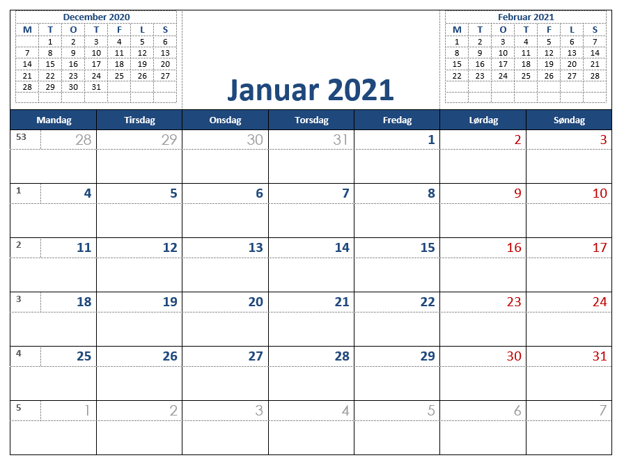 Print Selv Kalender 2021 Gratis Download / Kalender 2021 Med-Download Calendar 2022 Pdf Versi Lama