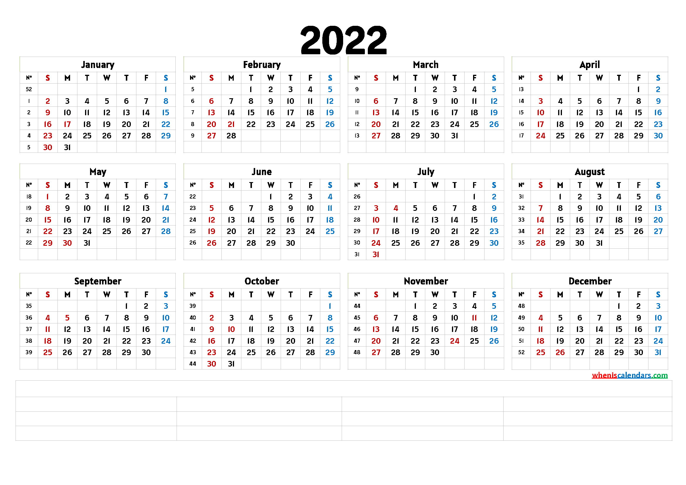 Printable Calendar 2022 / 35 2021 Calendar Printable Pdf Monthly With-2021 And 2022 Calendar Planner Printable