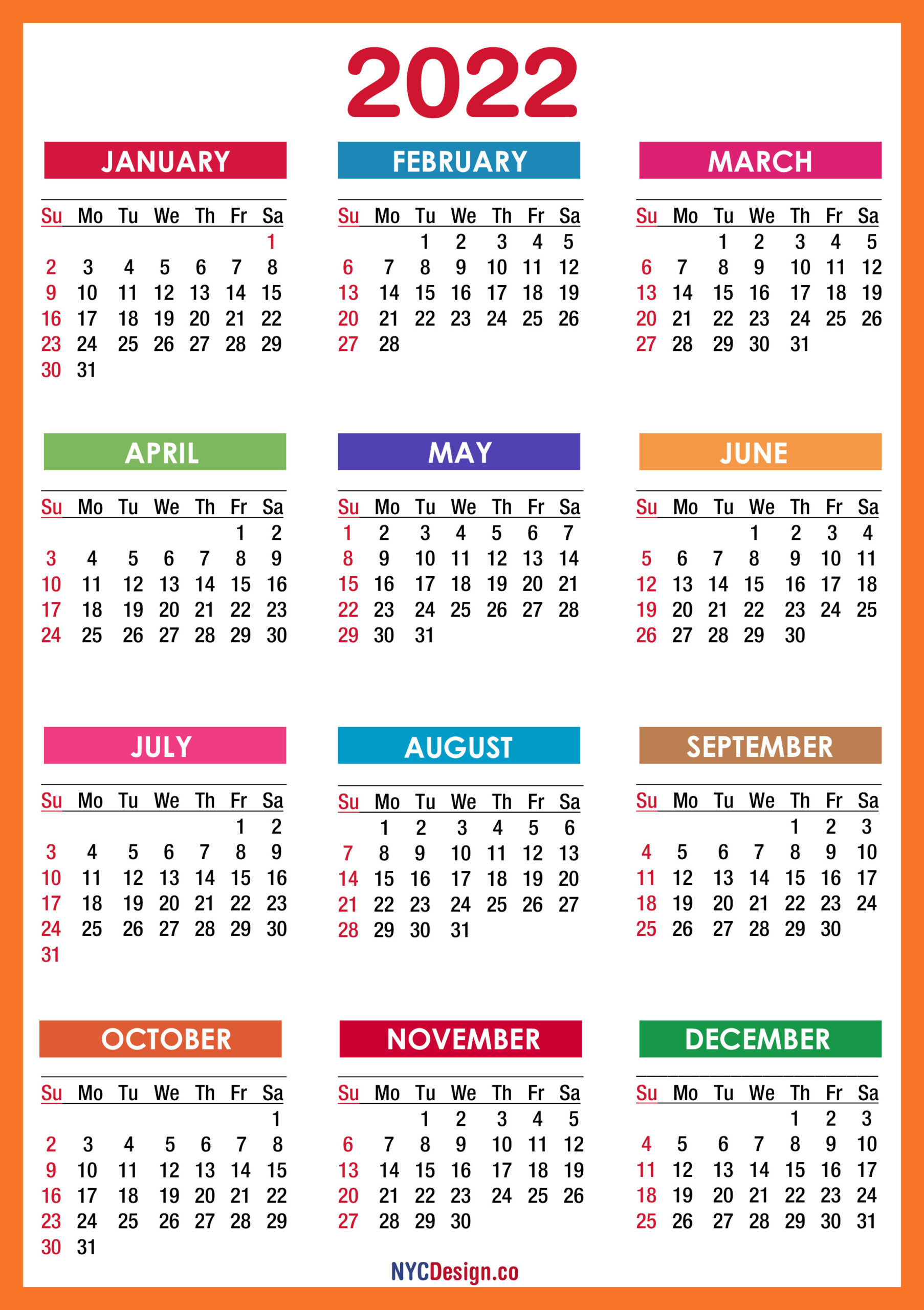 Printable Calendar 2022 : June 2022 Calendar | Free Printable Calendar-2022 Printable Monthly Calendar With Holidays
