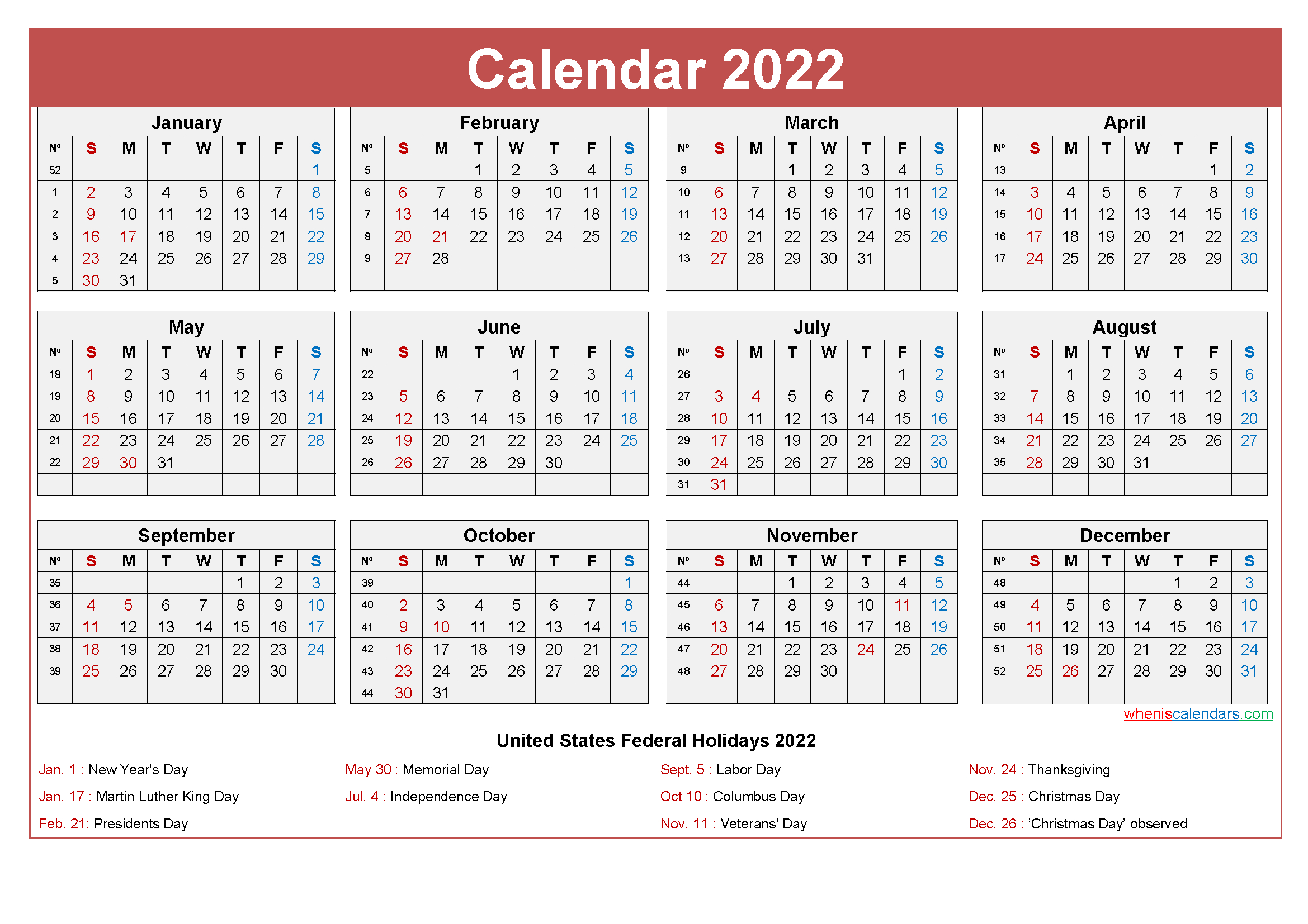 Small Desk Calendar 2022 With Holidays-2021 Calendar 2022 Printable With Holidays