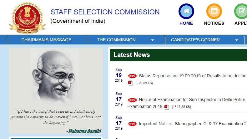 Ssc Exam Calendar 2019-2020 Revised: Staff Selection Commission Ssc-Ssc Calendar 2022 Pdf Download