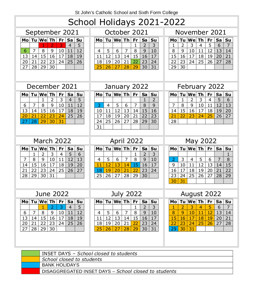 St Johns County School Calendar 2022-23 - February Calendar 2022-Orange County School Calendar 2022-23